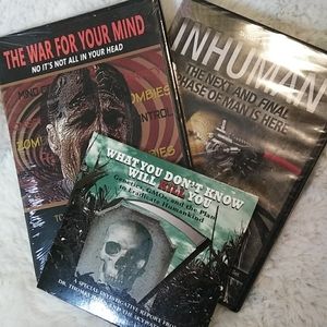 Tom Horn Bundle #1: "Inhuman" - 3 DVDs, 1 Audio CD